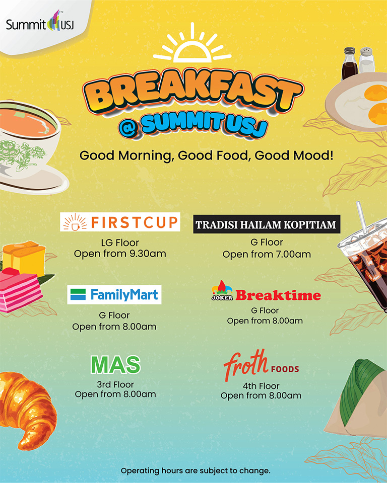 Breakfast @ Summit USJ